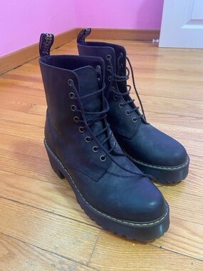 Doc Martens Black Lace Up Boots
